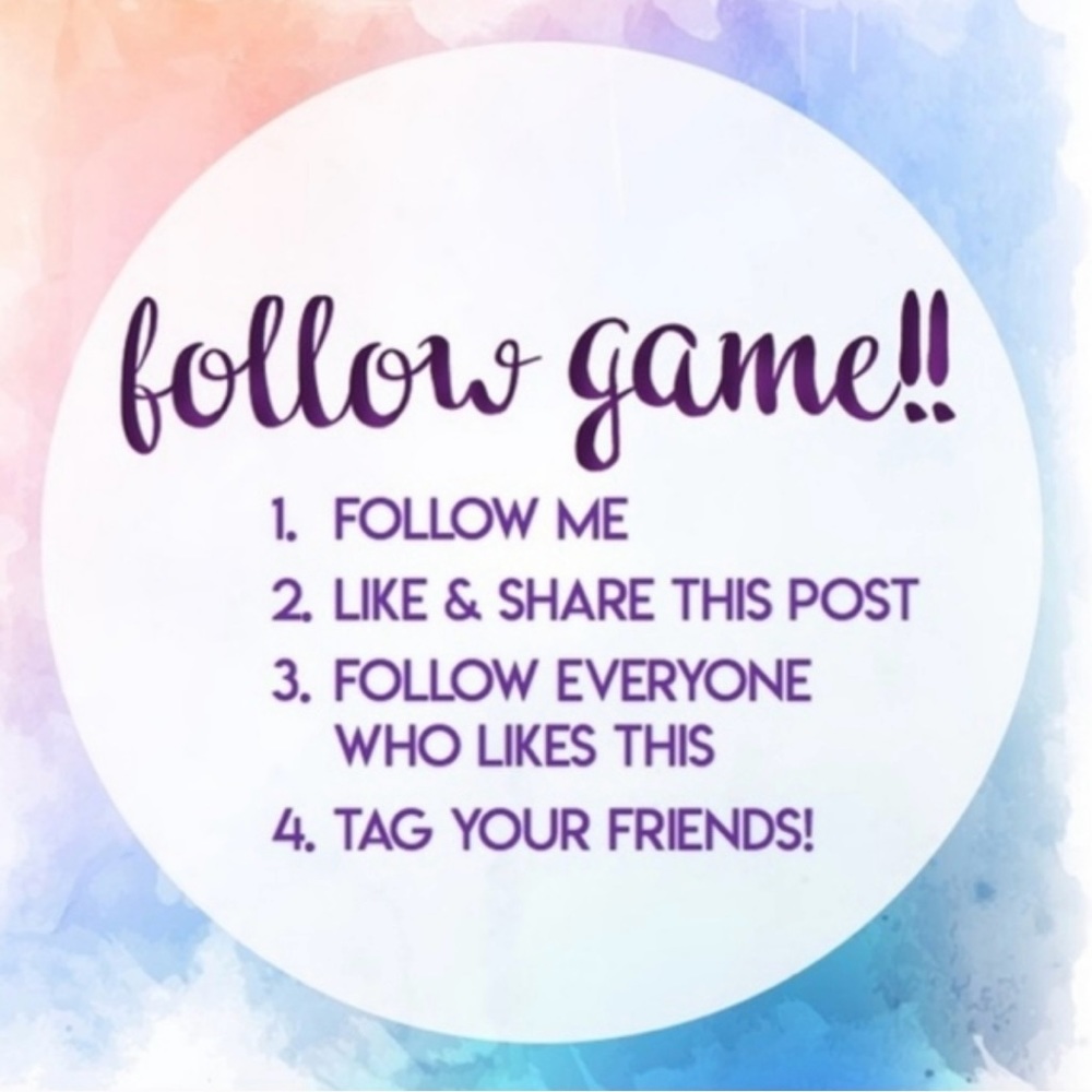 Follow game! Check in for new likers! 🎉